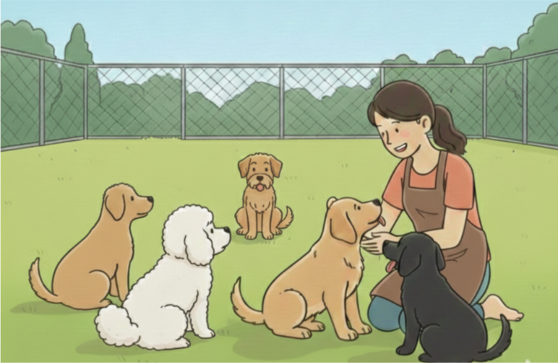 犬のお世話｜就労継続支援B型事業所LINO